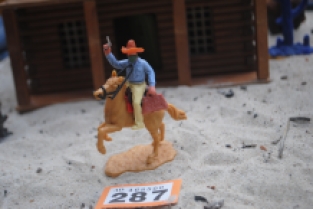 Timpo Toys O.287 Cowboy Riding on Horse 2nd version 