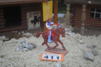 Timpo Toys O.411 Cowboy riding on horse 2nd version