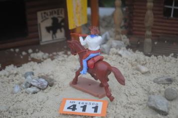 Timpo Toys O.411 Cowboy riding on horse 2nd version