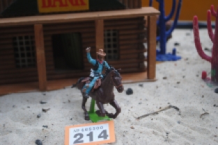 Britains Toys O.214 Cowboy riding on horse 