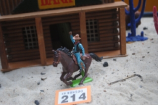 Britains Toys O.214 Cowboy riding on horse 