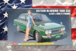 Hasegawa SP477 / 52277 Datsun Bluebird 1600 SS with 60's Girl Figure