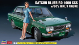 Hasegawa SP477 / 52277 Datsun Bluebird 1600 SS with 60's Girl Figure