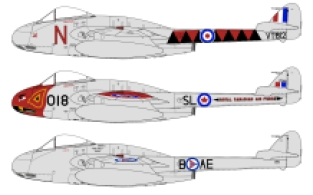 Airfix A06107 De Havilland Vampire F.3