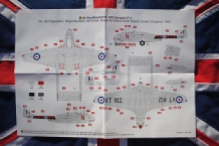 Airfix A06107 De Havilland Vampire F.3