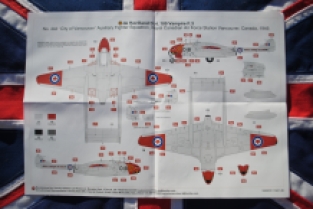 Airfix A06107 De Havilland Vampire F.3