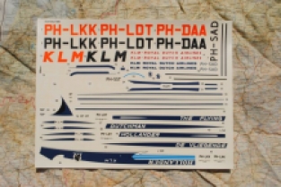 Dutch Decal 72003 DECALSET 1:72 KLM