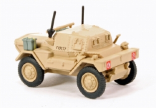 Oxford 76DSC006 Dingo Scout Car '5th RTR, 4th Armoured Brigade, Libya 1942'