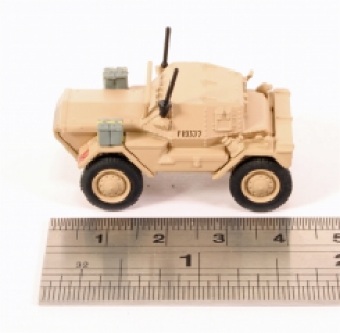 Oxford 76DSC006 Dingo Scout Car '5th RTR, 4th Armoured Brigade, Libya 1942'