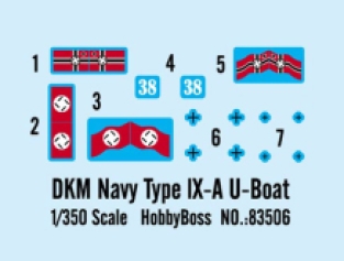 Hobby Boss 83506 DKM Navy Type IX-A U-BOAT