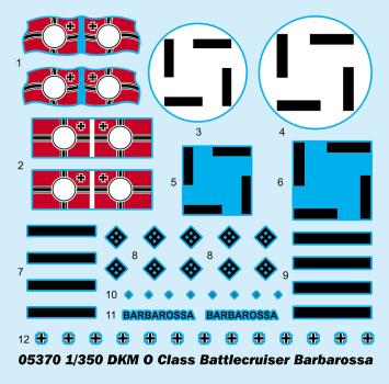 Trumpeter 05370 DKM O-Class Battlecruiser Barbarossa