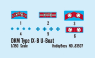 Hobby Boss 83507 DKM Type IX-B U-BOAT