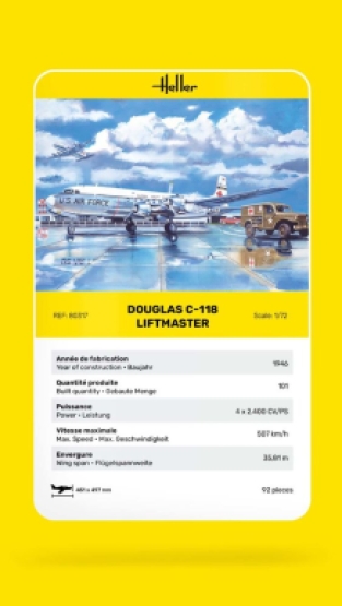 Heller 80317 Douglas C-118 Liftmaster