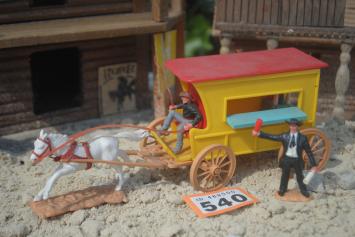 Timpo Toys O.540 Dr. Trippcoach with Dr. Trippumbau and coachman, 2nd version