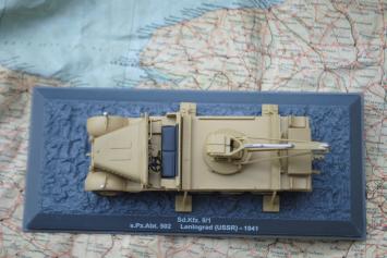 Atlas BN105 Drehkran 6t auf sch. Zugkraftwagen 18t (Sd.Kfz. 9/1). sch.Pz.Abt. 502. Lenigrad (USSR) - 1941