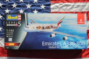 Revell 03882 Emirates A380-800 United for Wildlife Aircraft Model