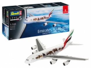 Revell 03882 Emirates A380-800 United for Wildlife Aircraft Model