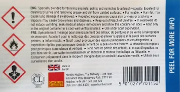 Humbrol AC7430 Enamel Thinners