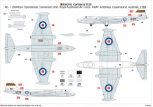 Airfix A10101A ENGLISH ELECTRIC CANBERRA B(i).6/B.20 RAF Bomber