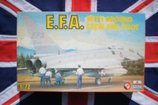 ESCI 9094 Eurofighter EFA Mockup with Ground Crew and Pilot