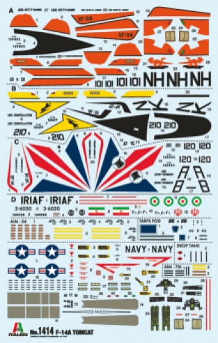 Italeri 1414 F-14A Tomcat