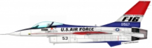Monogram 5401 F-16 Fighting Falcon 'Air Force Fighter'