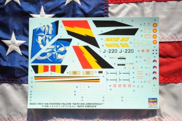 Hasegawa 09332 F-16A Fighting Falcon `Nato 50th Anniversary´