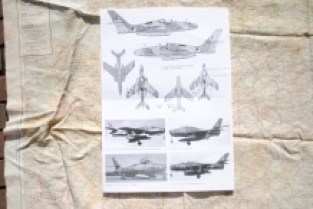 Dutch Decal 48010 F-84F Thunderstreak 311, 312, 315, 322/232 Sqn. & RF-84F Thunderflash 306 Sqn. RNethAF. 