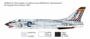 Italeri 1456 F-8E Crusader