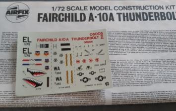 Airfix 06005 Fairchild-Republic A-10 Thunderbolt II 