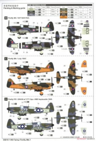 Trumpeter 05810 Fairey Firefly Mk.1