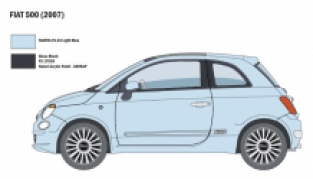 Italeri 3647 FIAT 500 '2007'