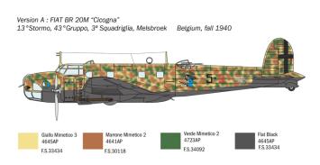 Italeri 1447 Fiat BR.20 Cicogna 'Battle of Britain 80th Anniversary' 