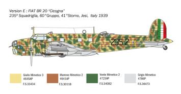 Italeri 1447 Fiat BR.20 Cicogna 'Battle of Britain 80th Anniversary' 