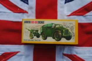 Airfix HO-00 Scale 1664 FIELD GUN and TRACTOR