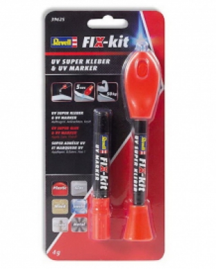 Revell 39625 FIX-KIT UV SUPER GLUE & UV MARKER