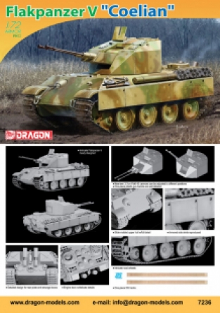 Dragon 7236 Flakpanzer V 