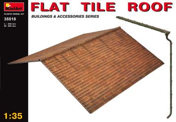 MiniArt 35518 FLAT TILE ROOF Buildings & Accessories Series