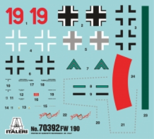 Italeri 70392 Focke Wulf Fw190 A-8