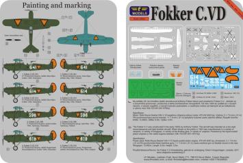 LF Models PE7202 Fokker C.VD Holland part II.