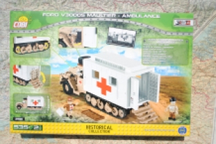 COBI 2518 FORD V3000S MAULTIER 'AMBULANCE' DAK