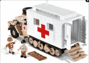 COBI 2518 FORD V3000S MAULTIER 'AMBULANCE' DAK