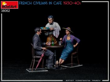 MiniArt 38062 FRENCH CIVILIANS IN CAFE 1930-40'S