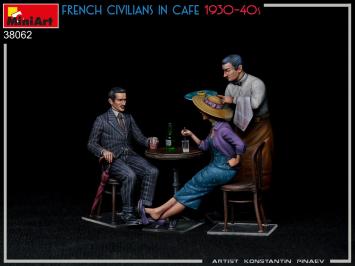 MiniArt 38062 FRENCH CIVILIANS IN CAFE 1930-40'S