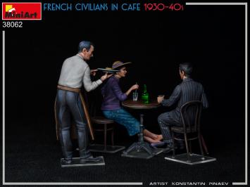 MiniArt 38062 FRENCH CIVILIANS IN CAFE 1930-40'S
