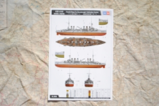 Hobby Boss 86503 French Navy Pre-Dreadnought Battleship Danton