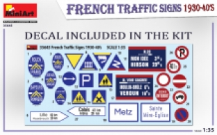 Mini Art 35645 FRENCH TRAFFIC SIGNS 1930-40's