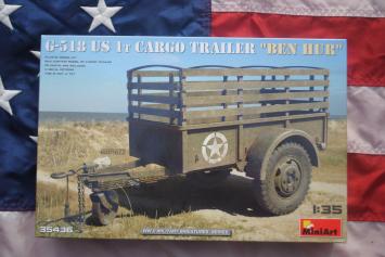 MiniArt 35436 G-518 U.S. 1T Cargo Trailer Ben Hur