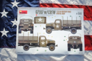 Mini Art 35383 G7107 w/CREW 1,5t 4X4 CARGO TRUCK with METAL BODY