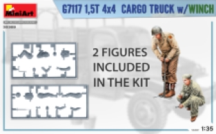 Mini Art 35389 G7117 1,5T 4×4 CARGO TRUCK w/WINCH